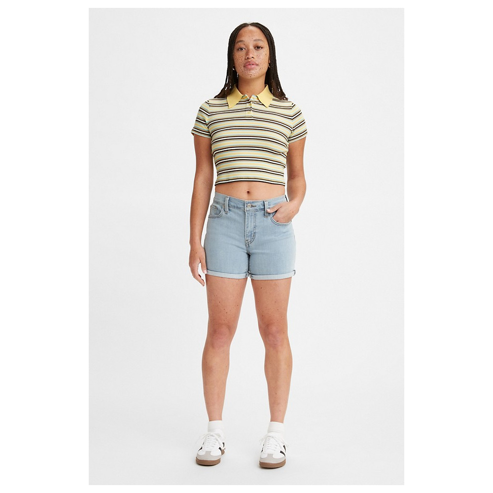 Levi's women's mid length shorts top