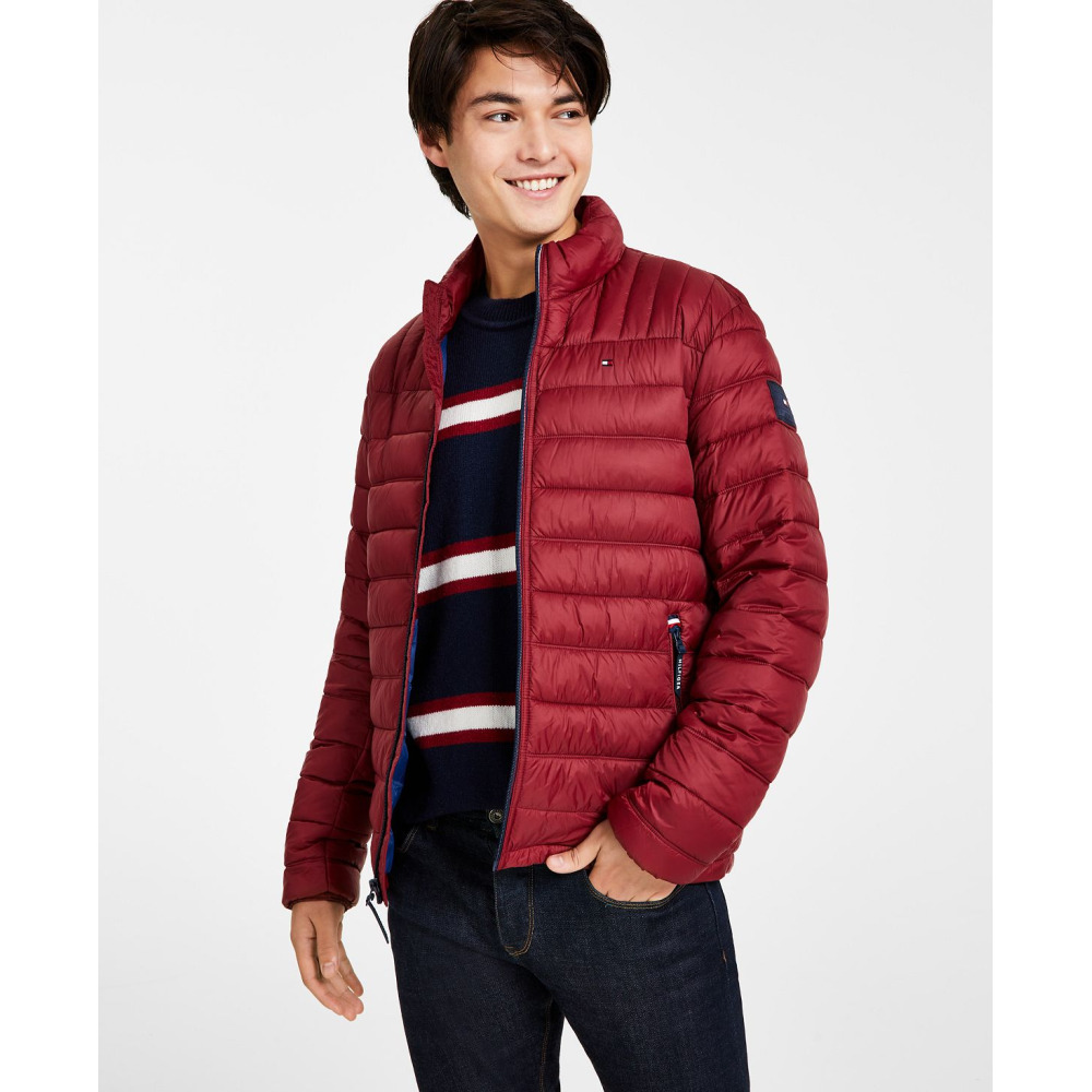 Mens tommy hilfiger padded jacket discount