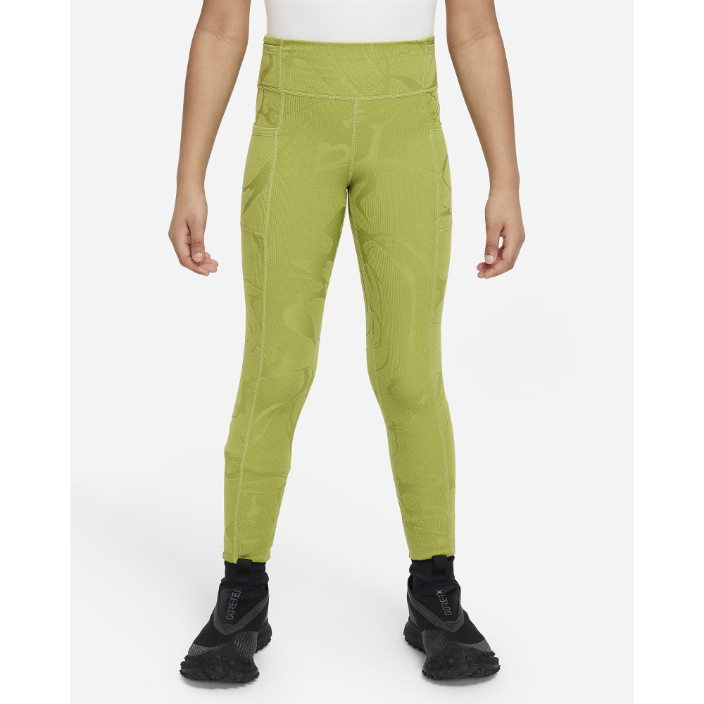Nike ACG Therma FIT Big Kids Girls Leggings Pear White Qwixit