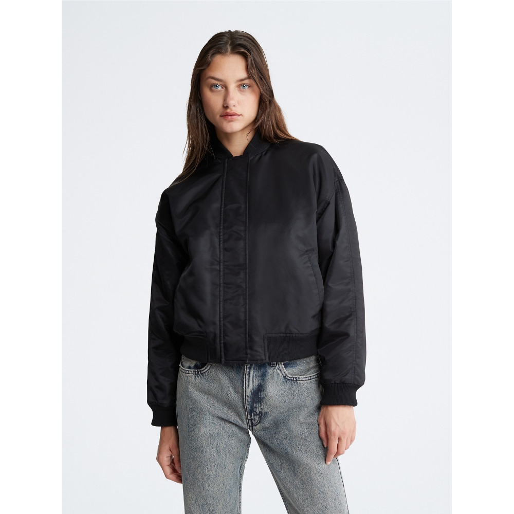 Calvin klein nylon bomber jacket top