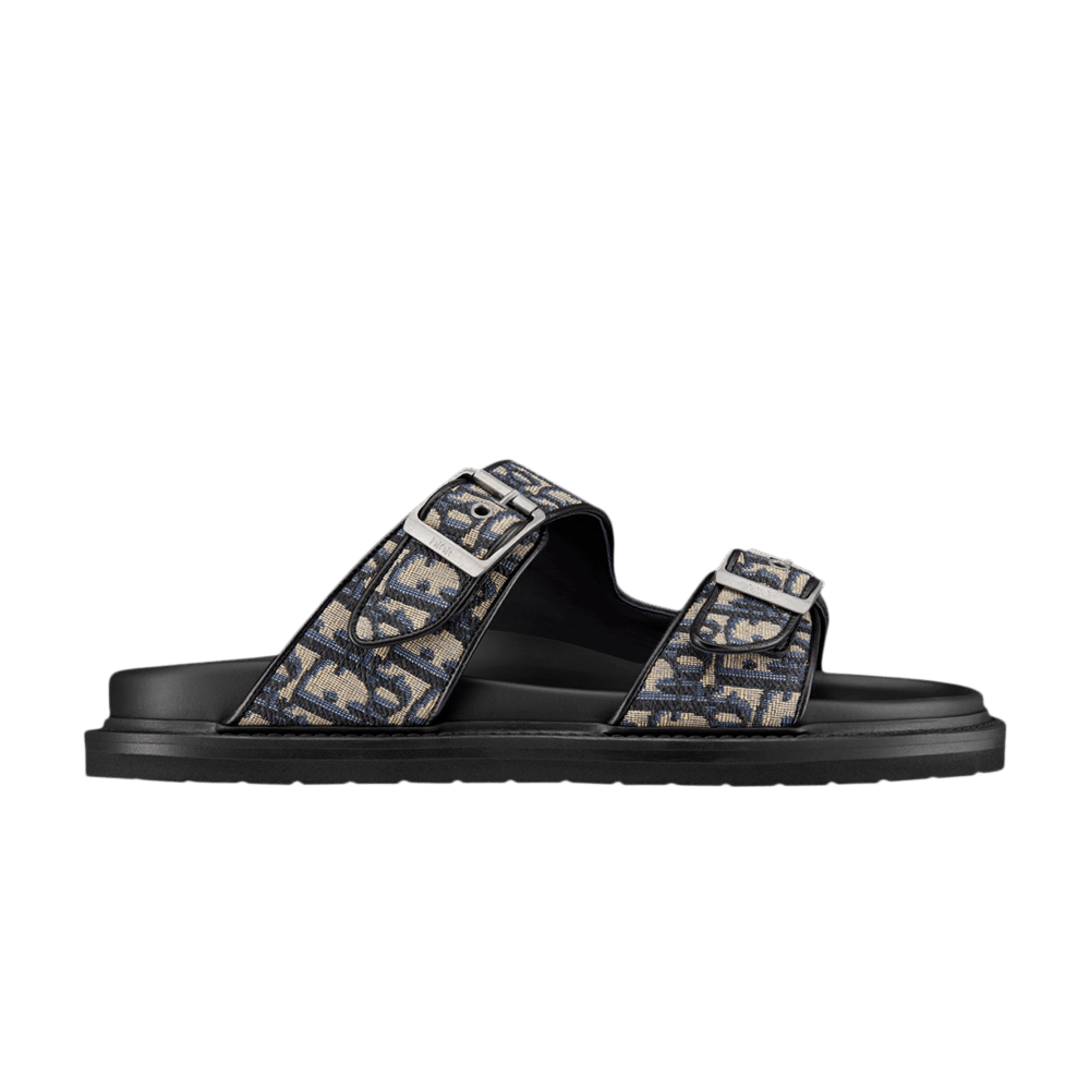 Dior Aqua Sandal Dior Oblique Black Beige black Qwixit