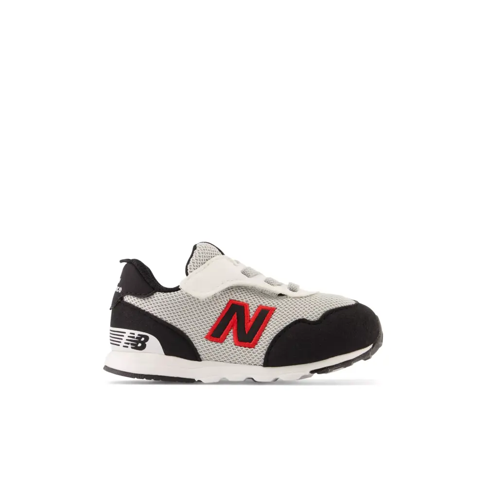 New Balance 515 NEW B Hook and Loop Black with True Red Qwixit