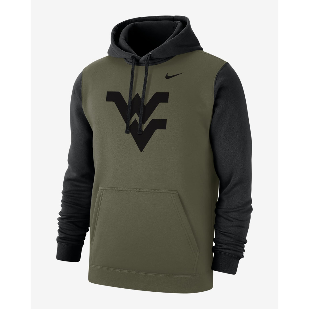 West Virginia Olive Pack Men s Nike College Hoodie Olive
