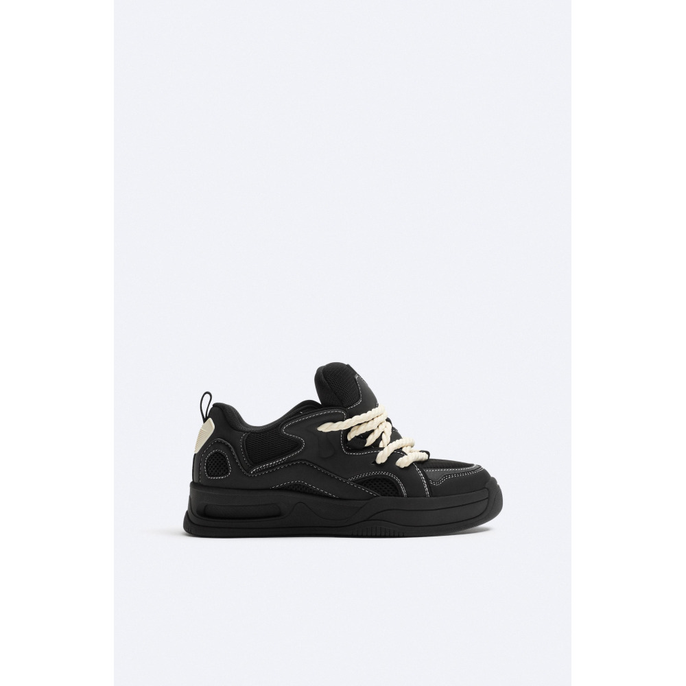 Zara ROPE SKATE SHOES Black Qwixit 12081