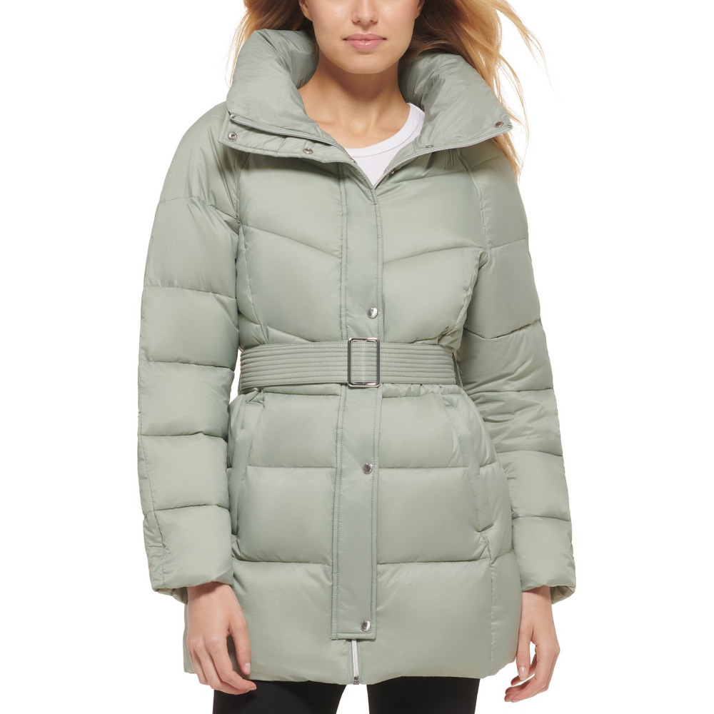 Cole haan hooded quilted coat new arrivals