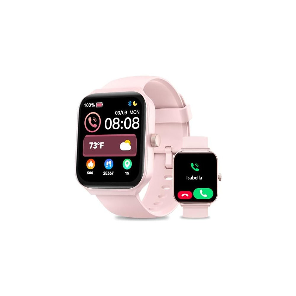 Quican Smart Watch for Women Health Fitness Watch iOS Android Compatible Activity Tracker with Heart Rate Sleep Monitor Step Calorie Counter 99 Sports IP68 Waterproof Watch Qwixit