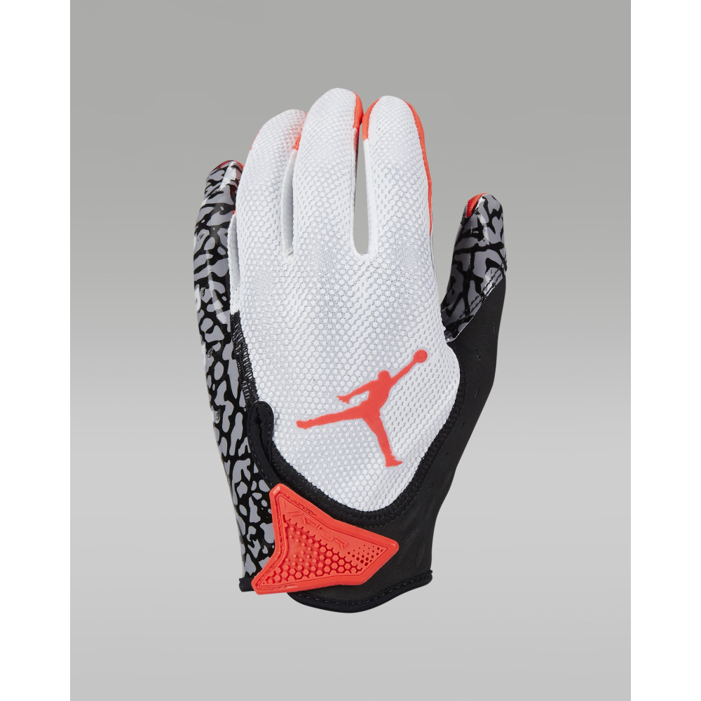 Jordan Jet 7.0 Football Gloves White Black Multi Color Qwixit 6784