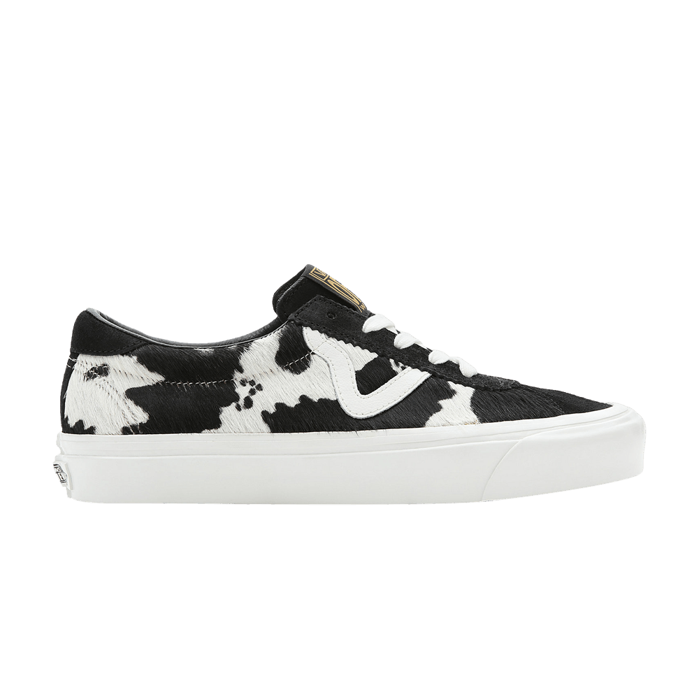 Leopard print vans black deals