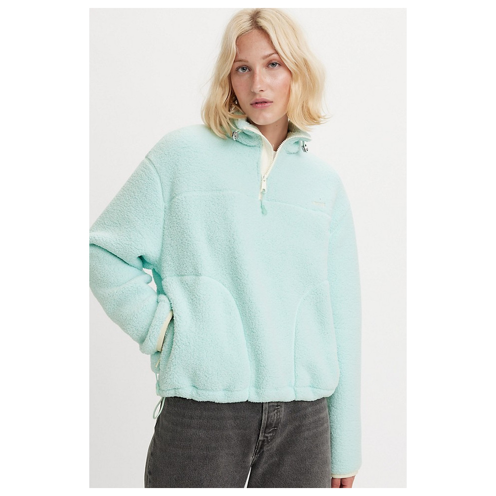 LEVI S Big Foot Sherpa 1 4 Zip Sweatshirt Qwixit 8010