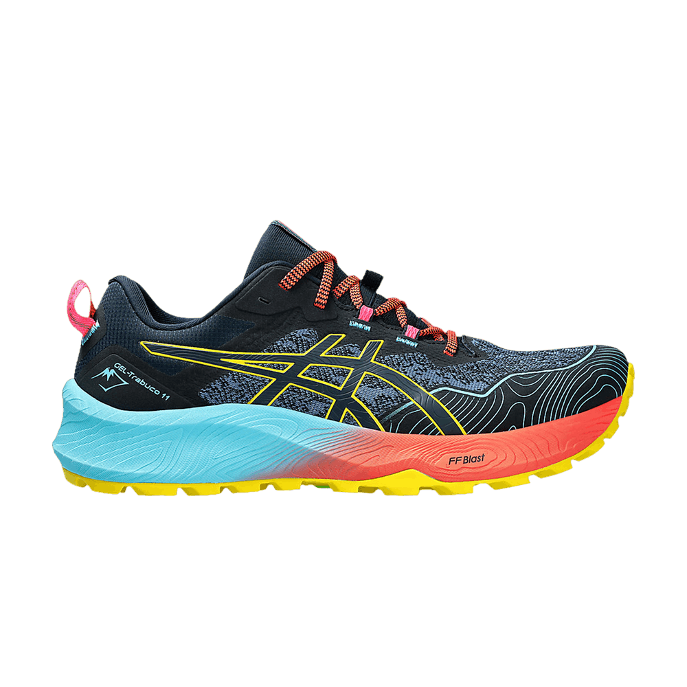 Asics yellow and blue online
