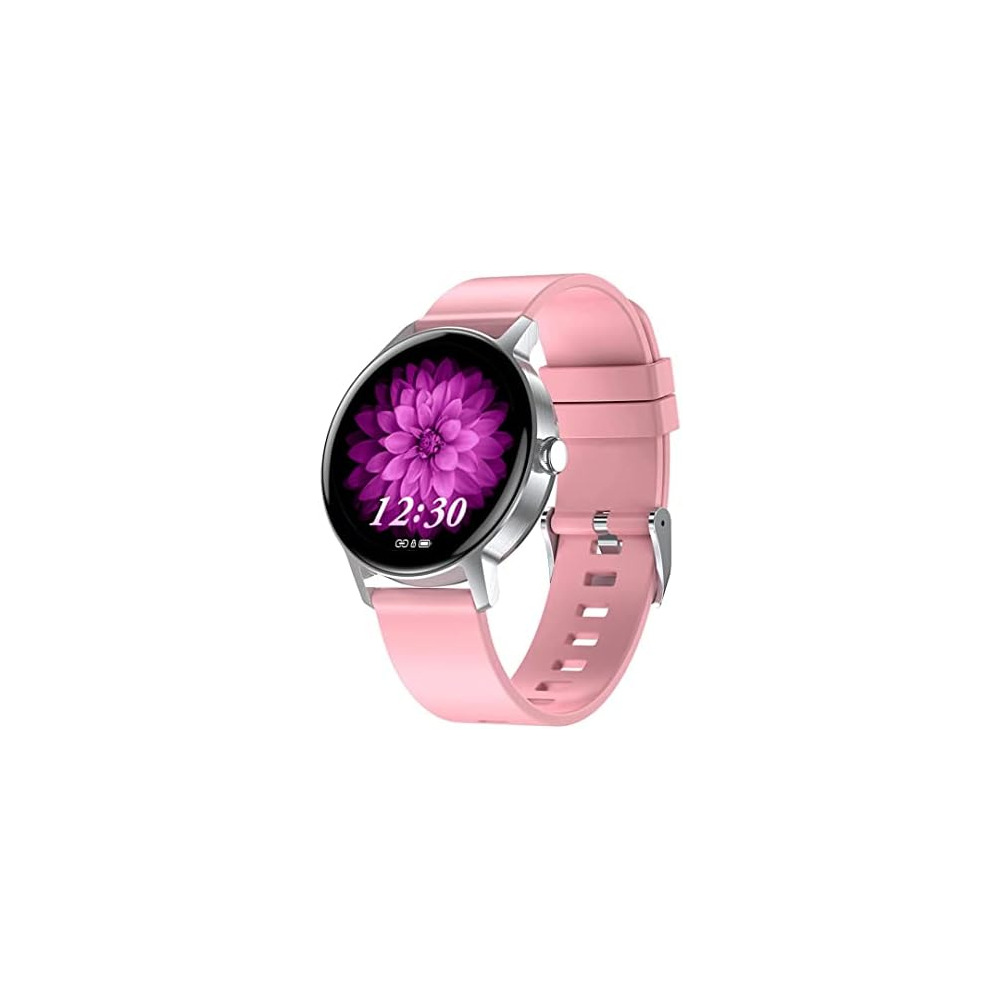 Tinwoo Smart Watch 40mm Fitness Tracker for Men Women Supports Qi Wireless Charging Customizable Watch Faces 5ATM Waterproof Activity Tracker with Heart Rate Blood Oxygen Compatible iPhone Qwixit 6549