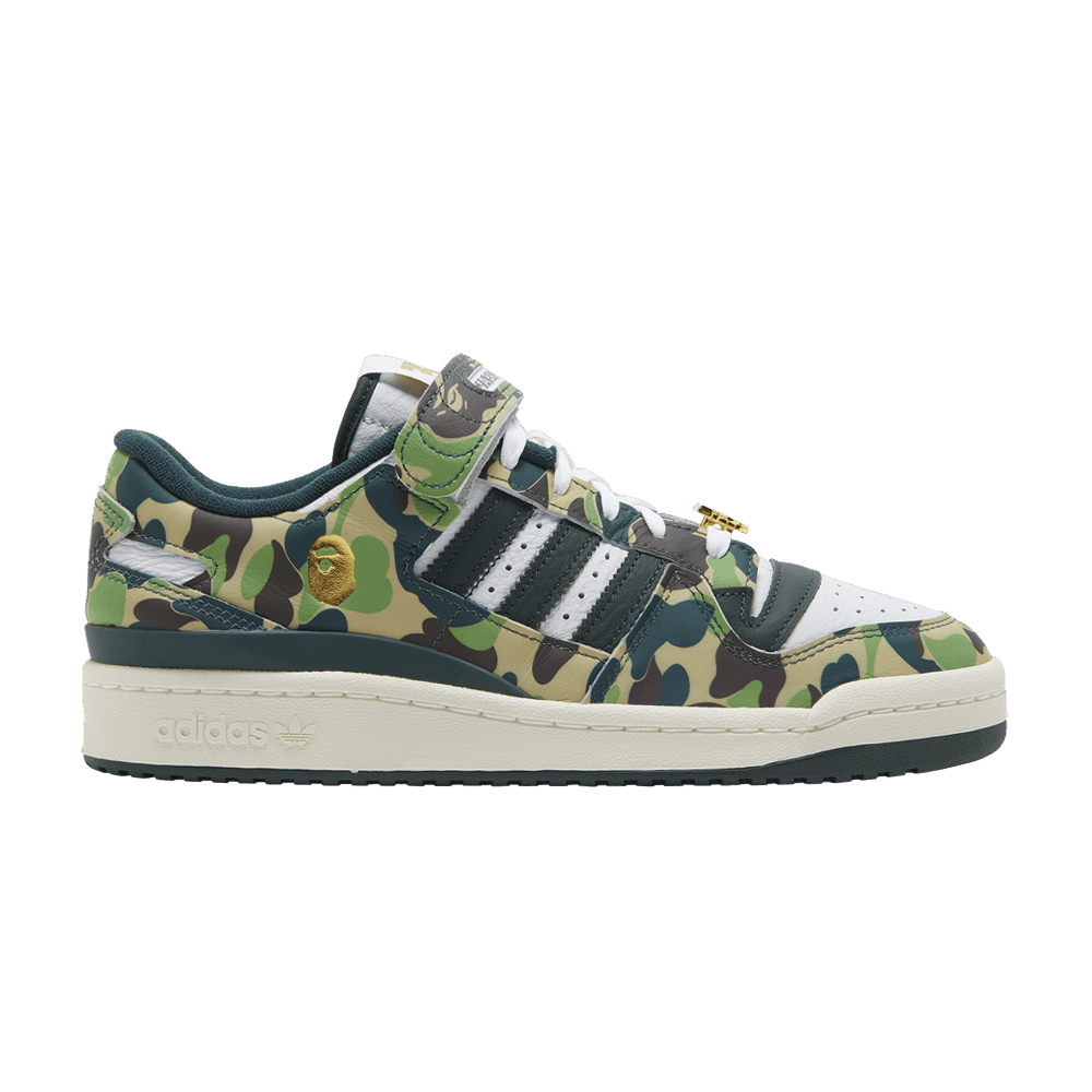 Adidas BAPE x Forum Low 84 30th Anniversary Green green Qwixit 24090