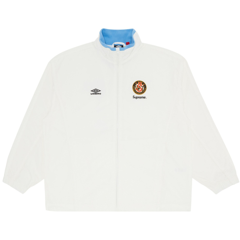 Куртка Supreme x Umbro Cotton Ripstop Track Jacket 'White' | White