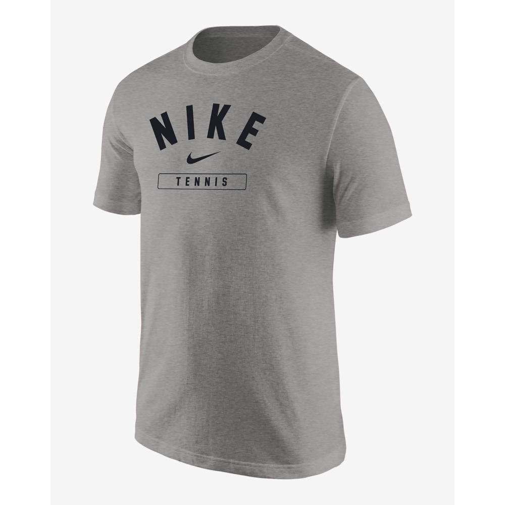 Nike Tennis Men s T Shirt Dark Grey Heather Qwixit