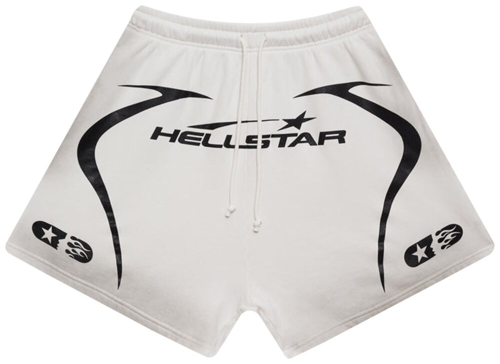 Шорты Hellstar Warm Up Shorts 'White' | White – купить в магазине