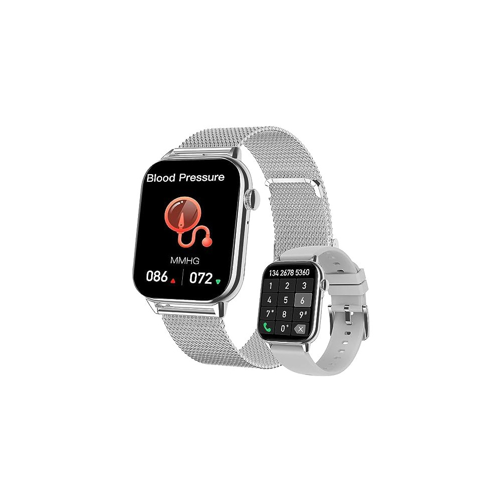 yussa Blood Pressure Smartwatch Android Smartwatch iPhone Compatible Answer Make Calls