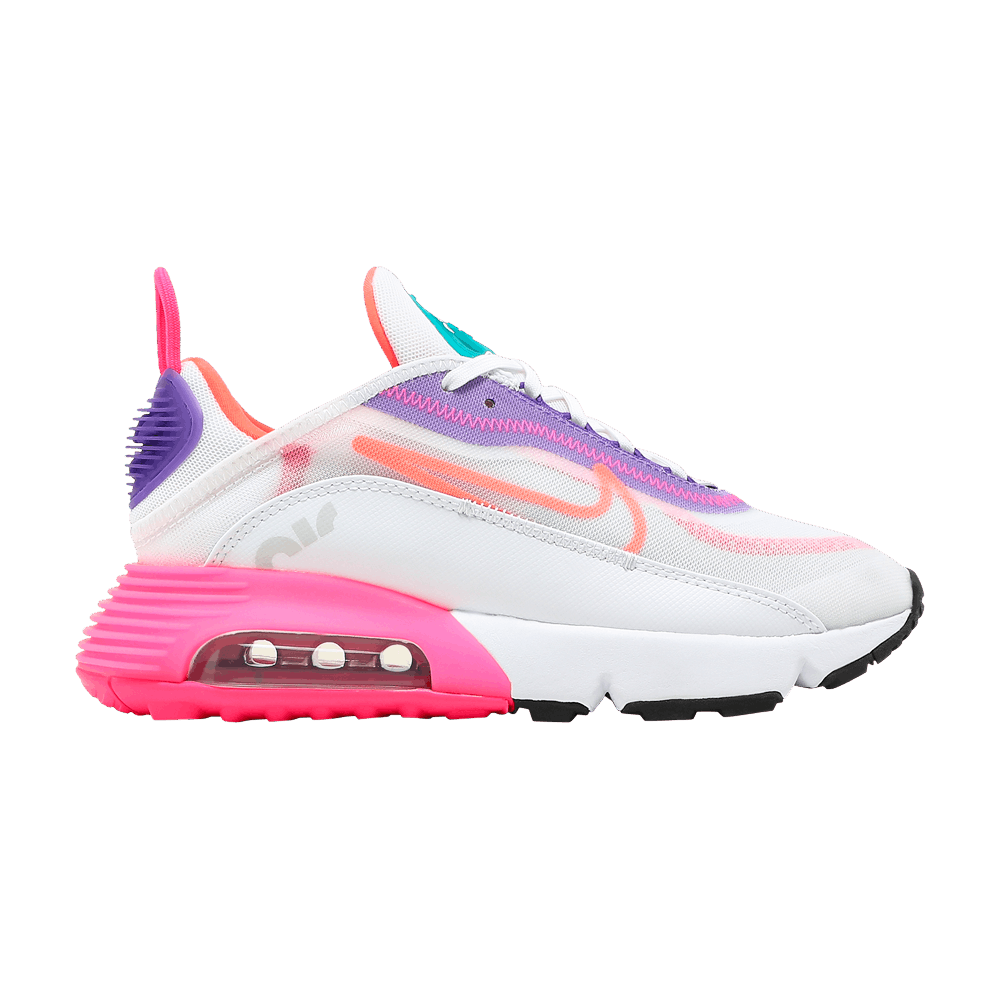 Nike Wmns Air Max 2090 White Hyper Orange Qwixit 34255