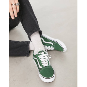 Vans Old Skool trainers in green Qwixit 6937