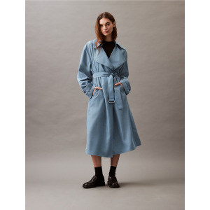 Calvin Klein Essential Trench Coat White Pepper Qwixit 11590
