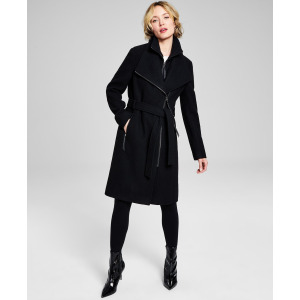 Macy's calvin klein wool coat sales