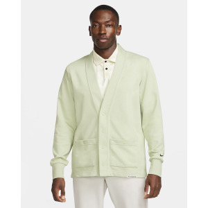 Nike Dri FIT Standard Issue Men s Golf Cardigan Honeydew Black Qwixit 10298